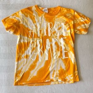 Orange Tie-Dye Shirt Size 6